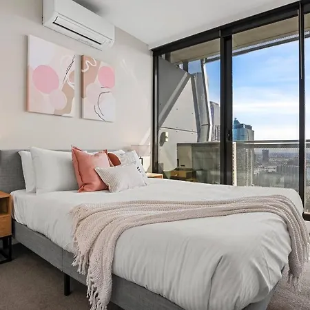 Breathtaking View - 2Br Apt In Melbourne Cbd W Gym Exterior photo